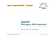 SOSFTP Managed File Transfer - SOS-Berlin