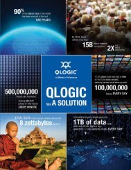 Products at a Glance - QLogic