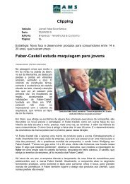 Faber-Castell estuda maquiagem para jovens