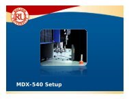 MDX-540 Setup Guide - Support