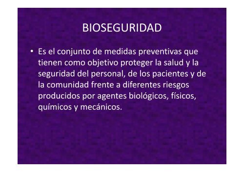 BIOSEGURIDAD