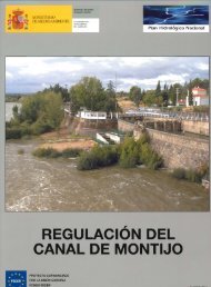 REGULACION DEL CANAL DE MONTIJO - ConfederaciÃ³n ...