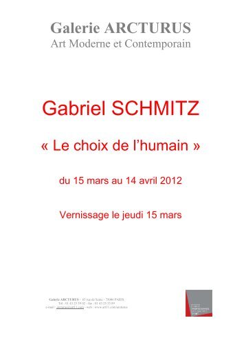 Gabriel SCHMITZ - Art11.com