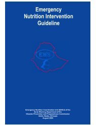 Emergency Nutrition Intervention Guideline, August 2004