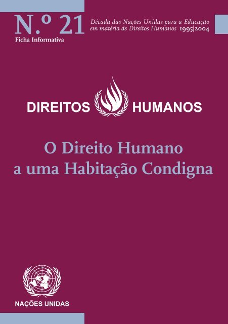 O Direito Humano a uma HabitaÃ§Ã£o Condigna - Direitos Humanos