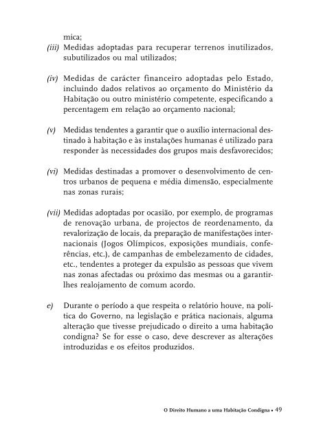 O Direito Humano a uma HabitaÃ§Ã£o Condigna - Direitos Humanos