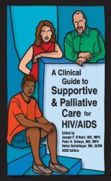 The Clinical Guide to Supportive and Palliative Care for HIV/AIDS