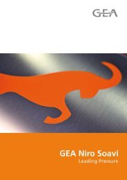 General Brochure GEA Niro Soavi - GEA Process Engineering ...