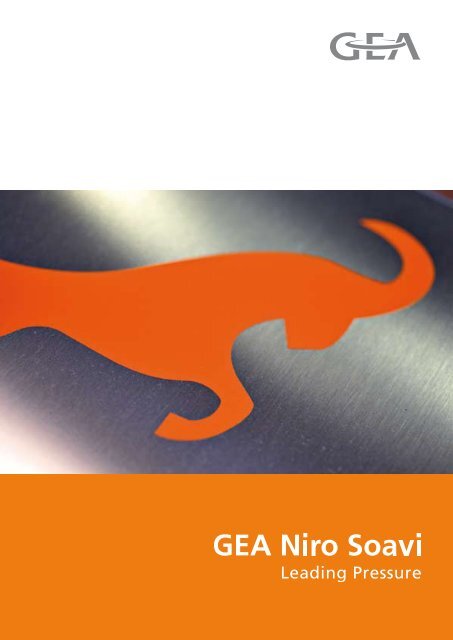 General Brochure GEA Niro Soavi - GEA Process Engineering ...