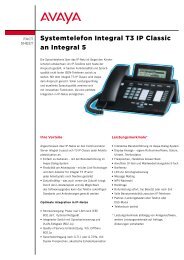 Systemtelefon Integral T3 IP Classic an Integral 5 - AVAD GmbH