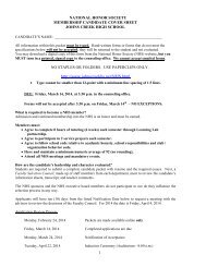 national honor society application cover sheet - Johns Creek High ...