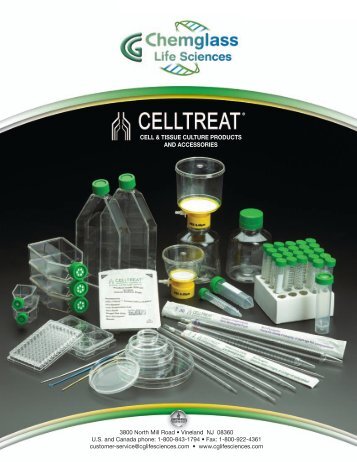 Cell & tissue culture products and accessories - Chemglass Life ...