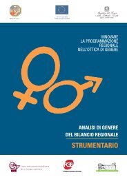 analisi di genere del bilancio regionale strumentario - Architettura e ...