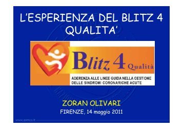 Scarica i risultati del Blitz 4 - Anmco