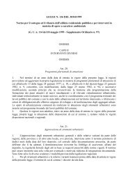 LEGGE n. 136 - Regione Calabria - Dipartimento Urbanistica e ...