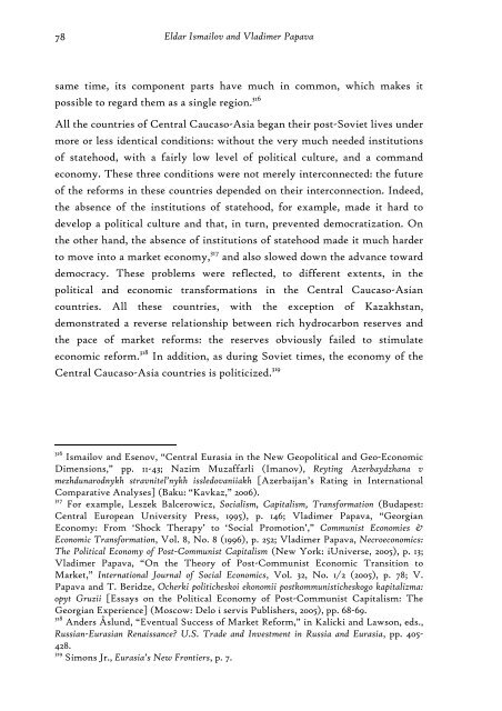 Eurasianism and the Concept of Central Caucaso-Asia