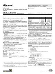 Glycerol assay control solution - Food Diagnostics