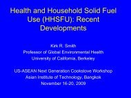 Health and Household Solid Fuel Use (HHSFU) - Environmental ...