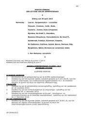 245 GR 29/04/2013 PROCES-VERBAAL DER ... - Groen Diest