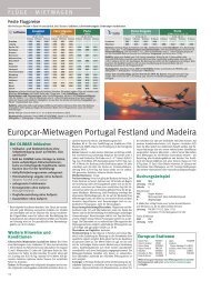 Europcar-Mietwagen Portugal Festland und Madeira - Olimar