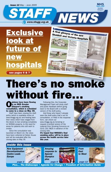 There's no smoke without fireâ¦ - NHS Greater Glasgow and Clyde
