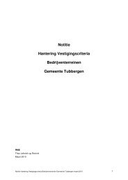 Hantering vestigingscriteria bedrijventerreinen (pdf) - Gemeente ...
