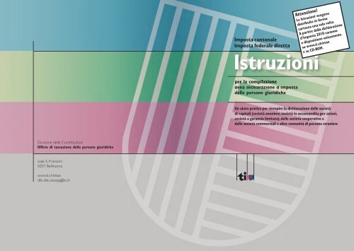 Istruzioni - Repubblica e Cantone Ticino