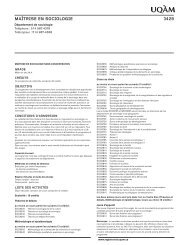 Guide du programme - DÃ©partement de sociologie - UQAM