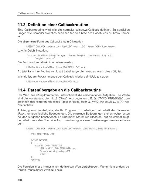 combit List & Label - Programmierer-Referenz - combit GmbH