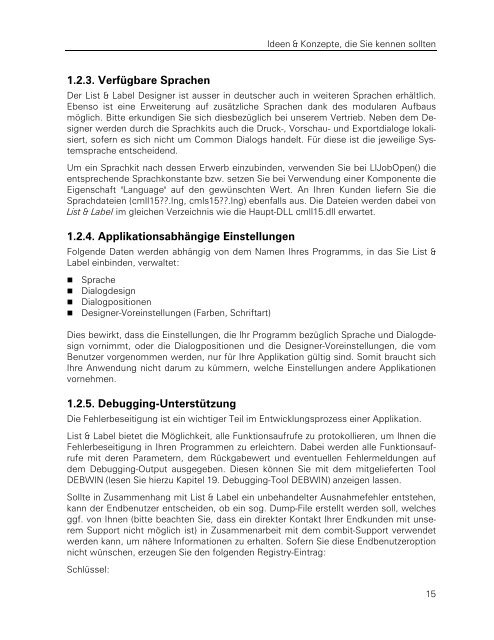 combit List & Label - Programmierer-Referenz - combit GmbH