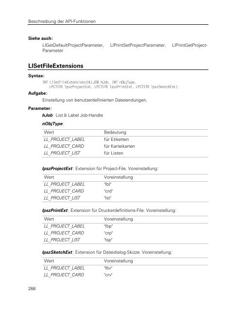 combit List & Label - Programmierer-Referenz - combit GmbH