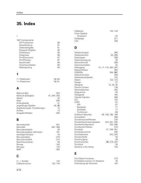 combit List & Label - Programmierer-Referenz - combit GmbH