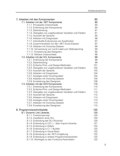 combit List & Label - Programmierer-Referenz - combit GmbH