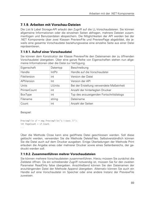 combit List & Label - Programmierer-Referenz - combit GmbH