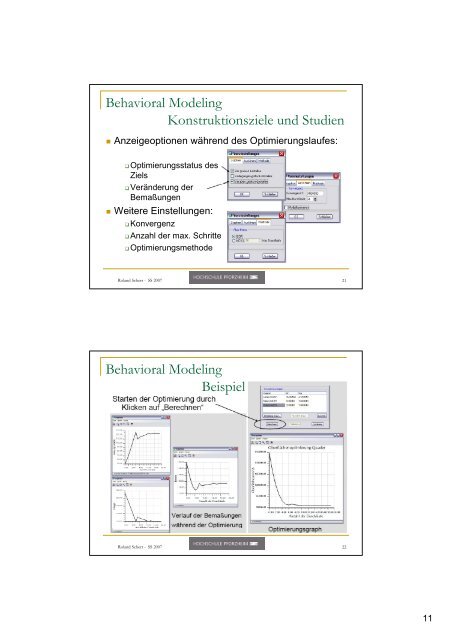 Behavioral Modeling - BMX Behavioral Modeling