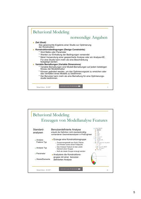 Behavioral Modeling - BMX Behavioral Modeling