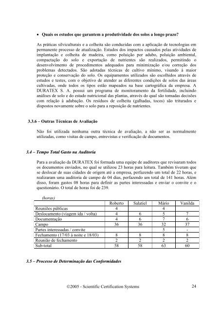 avaliaÃ§Ã£o do manejo das plantaÃ§Ãµes florestais - SCS Global Services