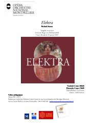 Elektra - OpÃ©ra Orchestre National Montpellier