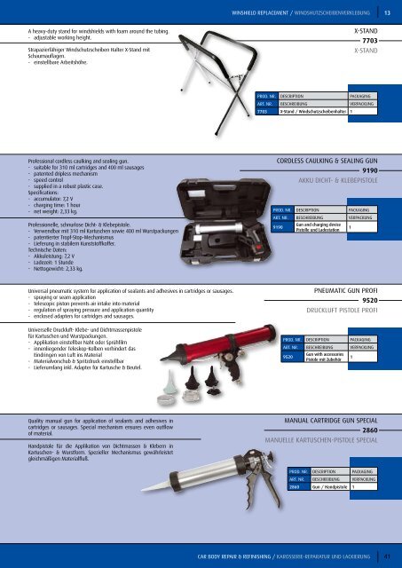 Car Body repair & refinishing Karosserie- reparatur und LaCKierung