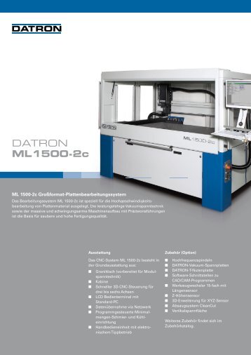 DATRON ML1500-2c