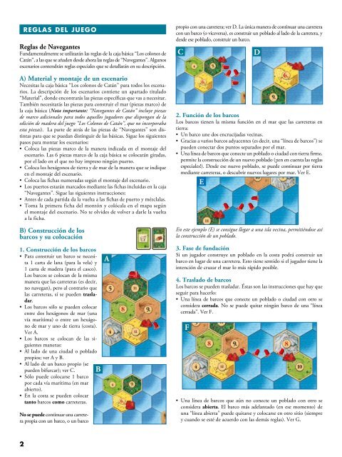 Reglas Navegantes de Catan