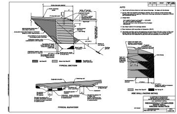 MECHANICALLY STABILIZED EARTH WALL WELDED WIRE FACE