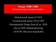 Norge 1500-1900 (Ã¸konomi) - Noddi