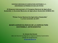 Octavio RuÃ­z_Bases Agroecologica_SOMAS-2011 - Sociedad ...