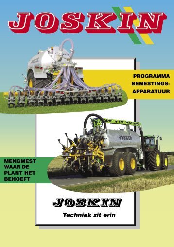Brochure Joskin Bemesters - Abemec