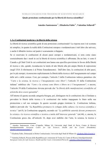 di Amedeo Santosuosso, Elisabetta Fabio, Valentina Sellaroli