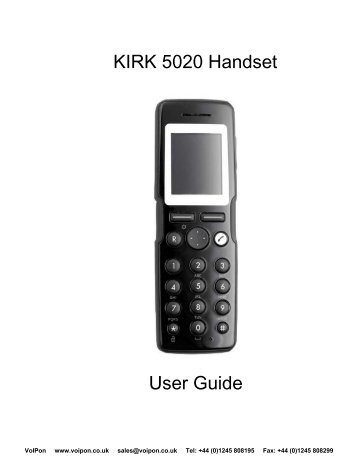 Polycom Kirk 5020 Manual (PDF) - VoIPon Solutions