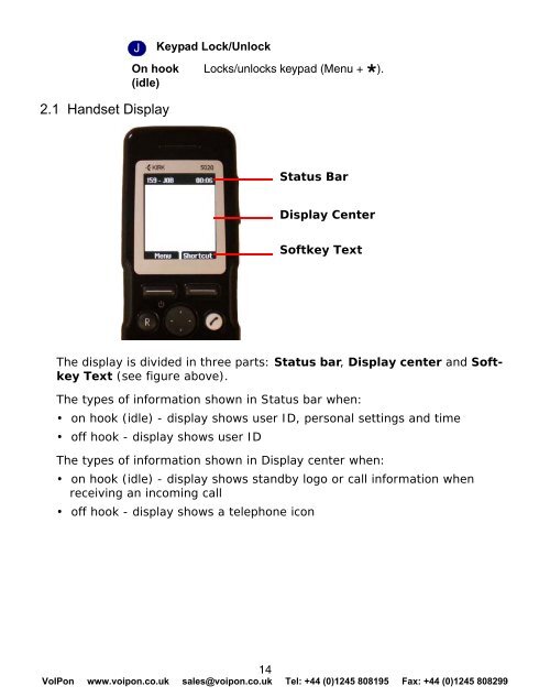 Polycom Kirk 5020 Manual (PDF) - VoIPon Solutions