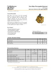 WDT-Series - datasheet - Radiometer Physics Gmbh