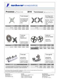 Turbo-Trennset - turbocut Jopp GmbH